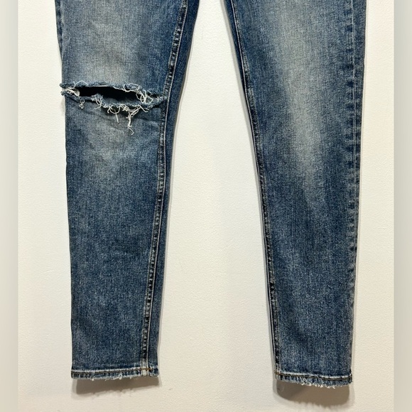 New! Rag & Bone Cate Mid Rise Skinny Ankle Distressed Jeans Womens Size 27 - Picture 4 of 13